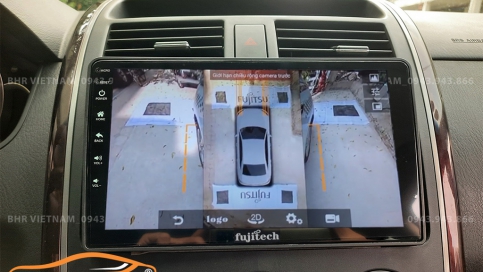 Màn hình DVD Android liền camera 360 Mazda CX9 2006 - 2016 | Fujitech 360 